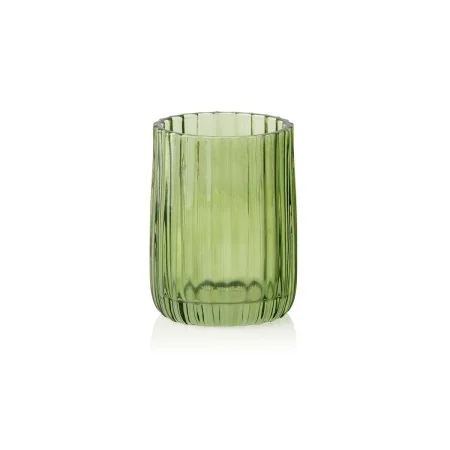 Portacepillos de Dientes Alexandra House Living Verde Cristal 7 x 10 x 7 cm de Alexandra House Living, Soportes y dispensador...