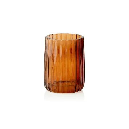 Toothbrush Holder Alexandra House Living Brown Transparent Crystal 7 x 10 x 7 cm by Alexandra House Living, Stands and dispen...