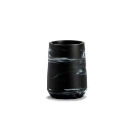 Toothbrush Holder Alexandra House Living Black Polyresin 8 x 10 x 8 cm by Alexandra House Living, Stands and dispensers - Ref...