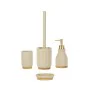 Jabonera Alexandra House Living Beige Dorado Poliresina 12 x 3 x 12 cm de Alexandra House Living, Soportes y dispensadores - ...