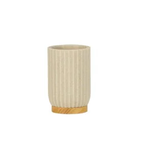 Suporte para a escova de Dentes Alexandra House Living Bege Dourado Poliresina 7 x 11 x 7 cm de Alexandra House Living, Supor...