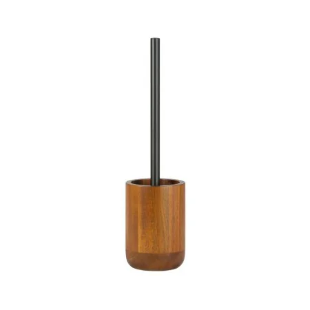 Toilet Brush Alexandra House Living Brown Wood 10 x 36 x 10 cm by Alexandra House Living, Toilet accessories - Ref: D1634723,...