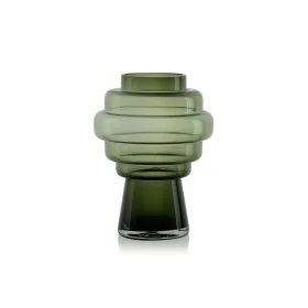 Vaso Alexandra House Living Verde Vidro 20 x 27 x 20 cm de Alexandra House Living, Vasos para flores - Ref: D1634885, Preço: ...