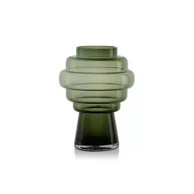 Vaso Alexandra House Living Verde Vetro 20 x 27 x 20 cm di Alexandra House Living, Vasi tradizionali - Rif: D1634885, Prezzo:...