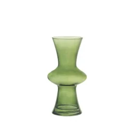 Florero Alexandra House Living Verde Cristal 13 x 25 x 13 cm de Alexandra House Living, Macetas para flores - Ref: D1634890, ...