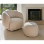 Puff Alexandra House Living Audry Bianco Poliestere 50 x 38 x 50 cm di Alexandra House Living, Pouf - Rif: D1635017, Prezzo: ...