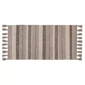 Tapete Alexandra House Living Castanho Riscas 120 x 60 x 1 cm de Alexandra House Living, Tapetes - Ref: D1635181, Preço: 27,0...