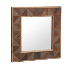 Hanging mirror Alexandra House Living Natural 77 x 77 x 4 cm by Alexandra House Living, Wall-Mounted Mirrors - Ref: D1635237,...