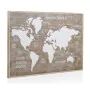 Headboard Alexandra House Living Natural 165 x 100 x 4 cm World Map by Alexandra House Living, Beds, structures and bases - R...