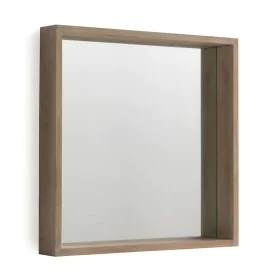 Hanging mirror Alexandra House Living Natural 60 x 60 x 9 cm by Alexandra House Living, Wall-Mounted Mirrors - Ref: D1635849,...