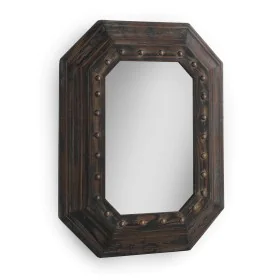 Hanging mirror Alexandra House Living Brown 70 x 90 x 6 cm by Alexandra House Living, Wall-Mounted Mirrors - Ref: D1635862, P...