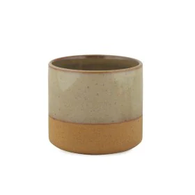 Plant pot Alexandra House Living Beige Camel Ceramic 16 x 14 x 16 cm by Alexandra House Living, Flower Pots - Ref: D1636060, ...