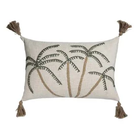 Kissen Alexandra House Living PALM grün Beige 40 x 1 x 60 cm von Alexandra House Living, Zierkissen - Ref: D1636097, Preis: 4...