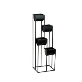 Vaso com suporte Alexandra House Living Preto Metal Plástico 100 x 29 x 33 cm de Alexandra House Living, Vasos - Ref: D163611...