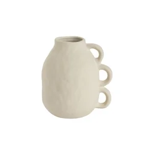 Vaso Alexandra House Living Atenas Bianco Ceramica 20 x 21 x 16 cm di Alexandra House Living, Vasi - Rif: D1636149, Prezzo: 2...