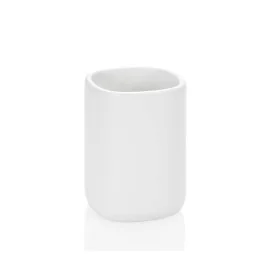 Portaspazzolini da Denti Alexandra House Living Bianco Ceramica 7 x 10 x 7 cm di Alexandra House Living, Supporti e distribut...