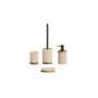 Escobilla para el Baño Alexandra House Living Negro Beige Natural Nailon Acero Inoxidable Poliresina Madera de acacia TPR 22 ...