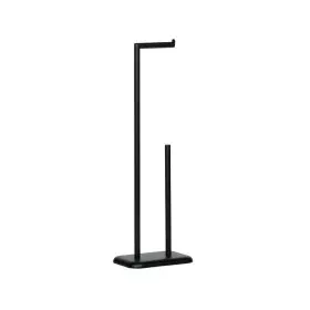 Portarrollos de Papel Higiénico Alexandra House Living Negro Metal 20 x 60 x 13 cm de Alexandra House Living, Accesorios de i...