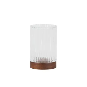 Support pour brosses à dents Alexandra House Living Bois Verre 7 x 12 x 7 cm de Alexandra House Living, Supports et distribut...