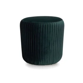 Puff Alexandra House Living Verde scuro Poliestere Velluto Schiuma Legno 40 x 40 x 40 cm di Alexandra House Living, Pouf - Ri...