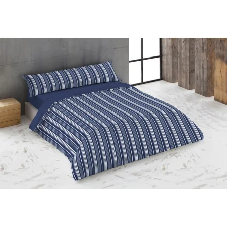 Duvet cover set Hosteline KING Blue Super king 260 x 240 cm 4 Pieces by Hosteline, Quilts and quilt covers - Ref: D2100064, P...