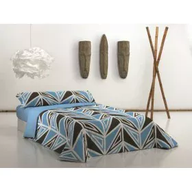 Juego de funda nórdica Hosteline INCA Azul Cama de 180 260 x 240 cm 4 Piezas de Hosteline, Edredones y fundas para edredón - ...