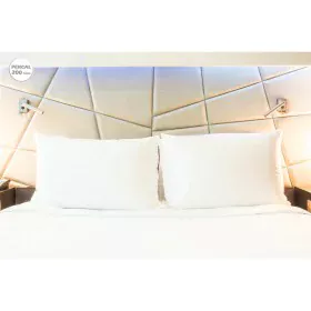 Funda de almohada Hosteline IRIS PREMIUM Blanco Cama de 150/160 de Hosteline, Sábanas y fundas de almohada - Ref: D2100827, P...