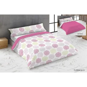 Duvet cover set Hosteline FLORENCIA Pink Super king 3 Pieces by Hosteline, Quilts and quilt covers - Ref: D2100909, Price: 19...