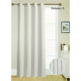 Cortina Hosteline VISTULA Gris 140 x 260 cm de Hosteline, Cortinas - Ref: D2102897, Precio: 14,64 €, Descuento: %