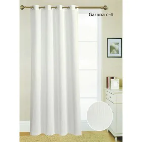 Vorhang Hosteline GARONA Weiß 140 x 260 cm von Hosteline, Vorhänge - Ref: D2102899, Preis: 14,99 €, Rabatt: %