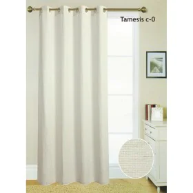 Cortina Hosteline TAMESIS Blanco Cálido 140 x 260 cm de Hosteline, Cortinas - Ref: D2102904, Precio: 16,26 €, Descuento: %