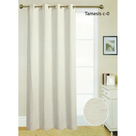 Curtain Hosteline TAMESIS Soft green 140 x 260 cm by Hosteline, Curtains - Ref: D2102904, Price: 14,59 €, Discount: %