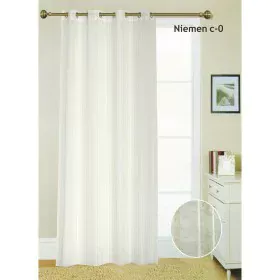 Cortina Hosteline NIEMEN Blanco Cálido 140 x 260 cm de Hosteline, Cortinas - Ref: D2102906, Precio: 13,49 €, Descuento: %