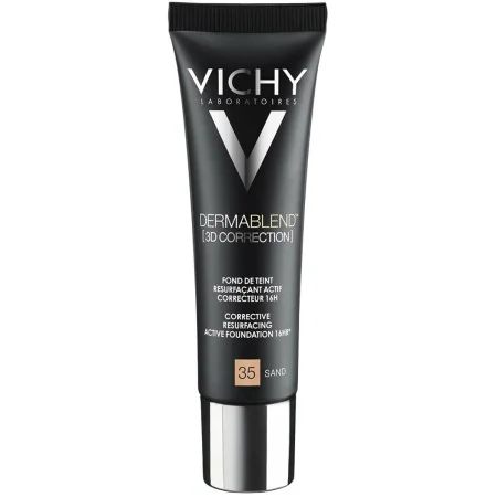 Liquid Make Up Base Vichy Dermablend 3D 30 ml Sand Spf 25 by Vichy, Primers - Ref: M0110778, Price: 29,40 €, Discount: %