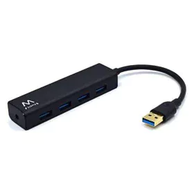 Hub USB Ewent EW1136 4 x USB 3.0 Noir 3600 W de Ewent, Hubs USB - Réf : M0304811, Prix : 18,56 €, Remise : %