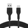 Câble USB-C vers USB Belkin BOOST↑CHARGE Flex Noir 3 m (1 Unité) de Belkin, Câbles USB - Réf : M0312649, Prix : 50,34 €, Remi...