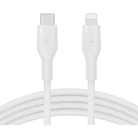 Câble USB-C vers Lightning Belkin CAA009BT1MWH 1 m Blanc (1 Unité) de Belkin, Câbles USB - Réf : M0312656, Prix : 50,34 €, Re...