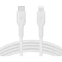 Câble USB-C vers Lightning Belkin CAA009BT1MWH 1 m Blanc (1 Unité) de Belkin, Câbles USB - Réf : M0312656, Prix : 50,34 €, Re...