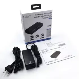 Laptop Charger Ewent EW3962 45 W by Ewent, Chargers and charging stands - Ref: M0315433, Price: 22,55 €, Discount: %