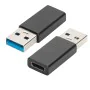 Adaptador USB-C para USB Ewent EW9650 Preto de Ewent, Acessórios para automóvel - Ref: M0320678, Preço: 4,48 €, Desconto: %