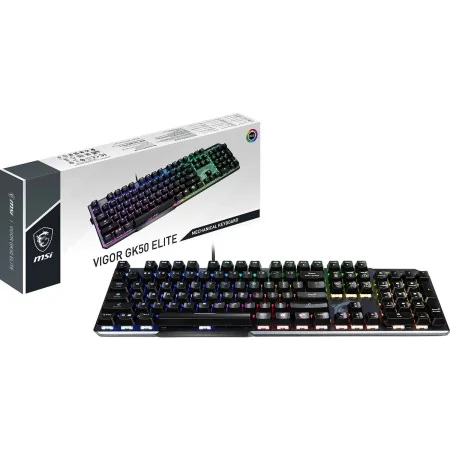 Gaming Keyboard MSI VIGOR GK50 ELITE Spanish Qwerty by MSI, Keyboard & Mouse Sets - Ref: M0321179, Price: 91,17 €, Discount: %