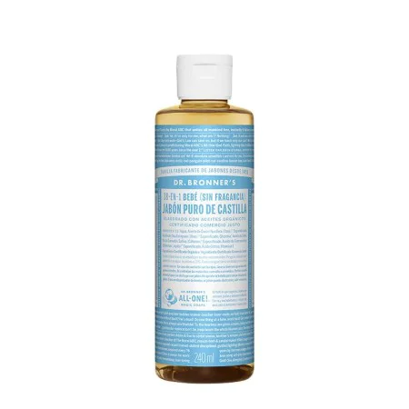 Savon liquide Dr Bronner's 240 ml Neutre de Dr Bronner's, Gels douche - Réf : M0115954, Prix : 11,52 €, Remise : %