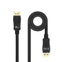 Câble DisplayPort NANOCABLE 10.15.2501 HDR 8K Ultra HD Noir 1 m de NANOCABLE, Traction et levage - Réf : M0323728, Prix : 6,7...