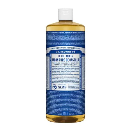 Sabonete Líquido Dr Bronner's 945 ml Menta de Dr Bronner's, Géis e sabonetes - Ref: M0115964, Preço: 26,11 €, Desconto: %