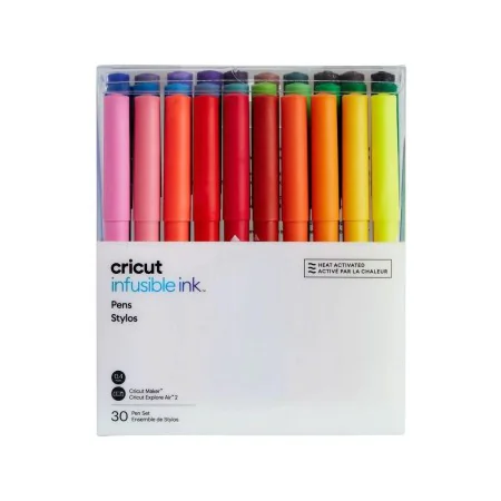 Bolígrafos para Plotter de corte Cricut Ultimate Multicolor (30 unidades) de Cricut, Recambios para bolígrafos y plumas - Ref...