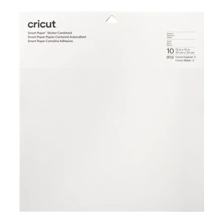 Cartulina Autoadhesiva para Plotter de corte Cricut Smrt Blanco de Cricut, Papel - Ref: M0324202, Precio: 18,28 €, Descuento: %