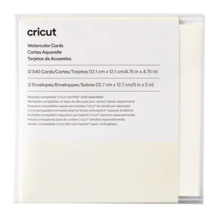 Cartões de Aquarela para Plotter de Corte Cricut S40 Branco de Cricut, Papel - Ref: M0324210, Preço: 14,63 €, Desconto: %