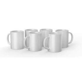 Customisable Mug for Cutting Plotter Cricut CERAMIC White Ceramic (6 Units) by Cricut, Cups - Ref: M0324613, Price: 28,53 €, ...