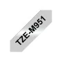 Nastro Laminato per Etichettatrici Brother TZe-M951 Nero/Argentato di Brother, Etichette adesive e adesivi - Rif: M0502802, P...