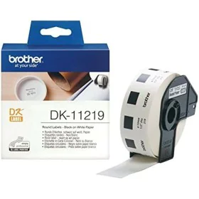 Printer Labels Brother DK11219 White Black/White by Brother, Adhesive labels and stickers - Ref: M0502908, Price: 16,19 €, Di...